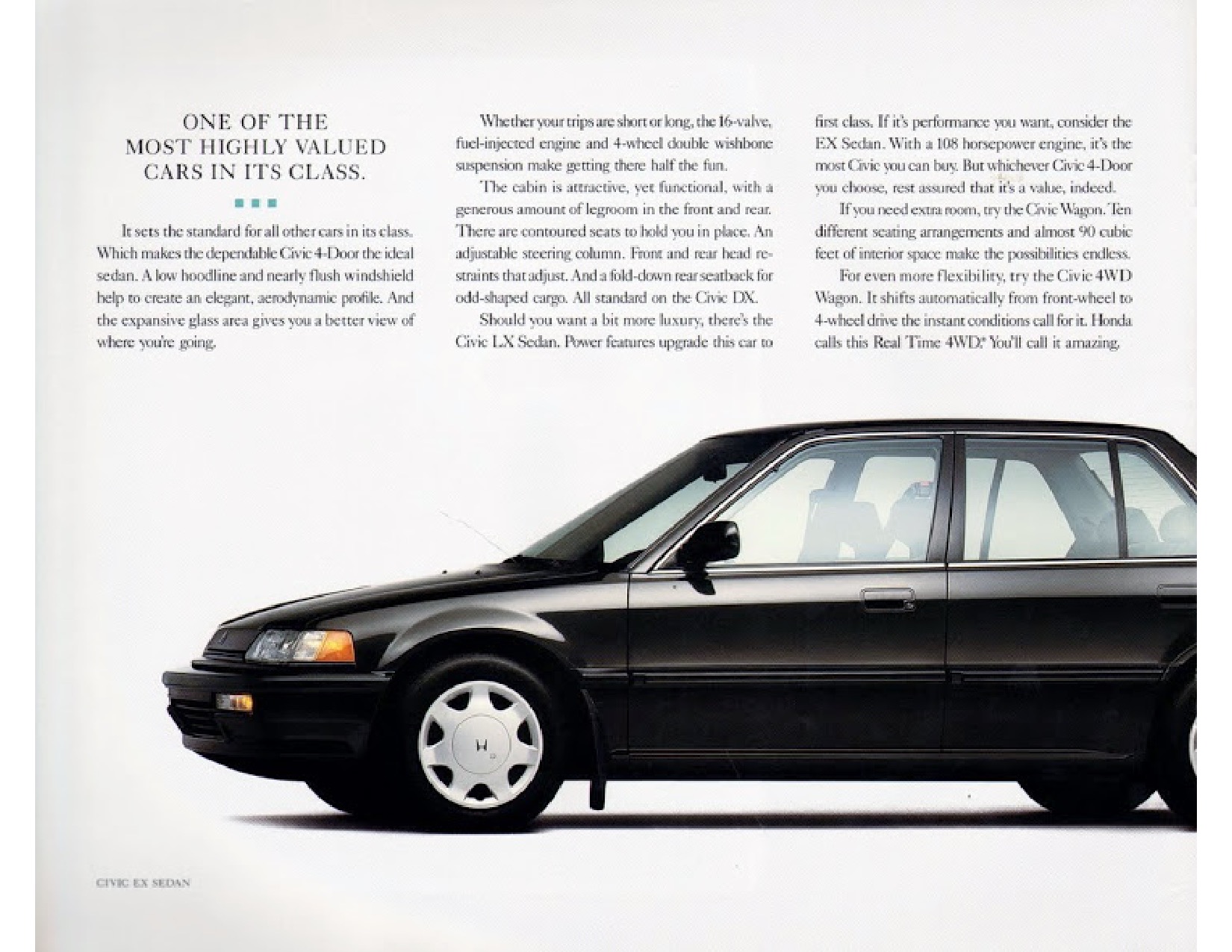 1991 Honda Brochure Page 15